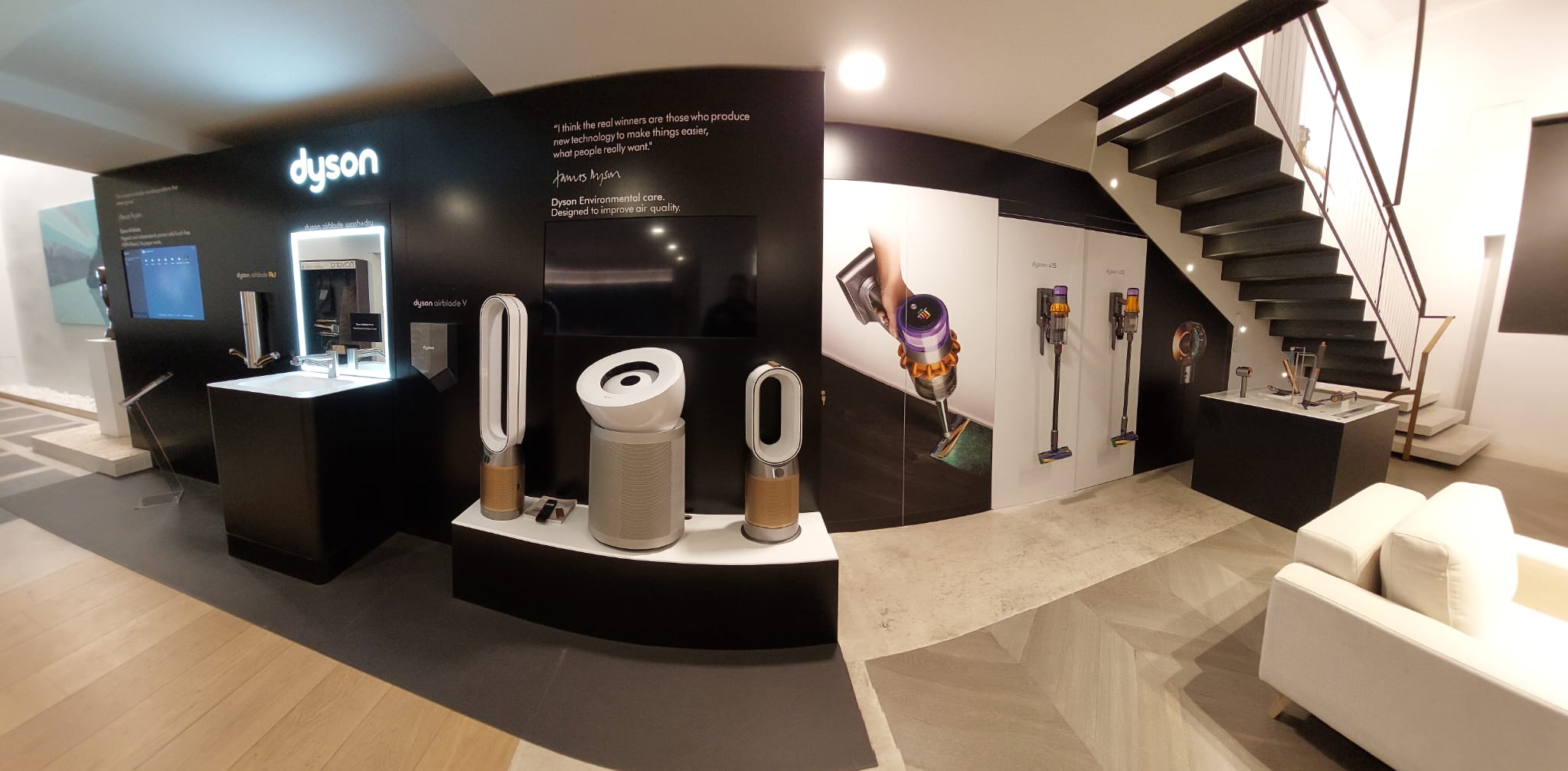 Showroom: laboratorio Dyson
